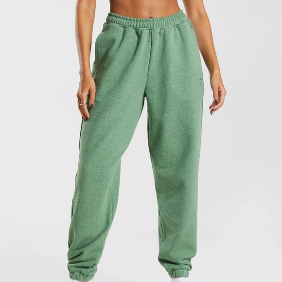 Gymshark Rest Day Sweats crocodile green marl size S - Picture 1 of 3